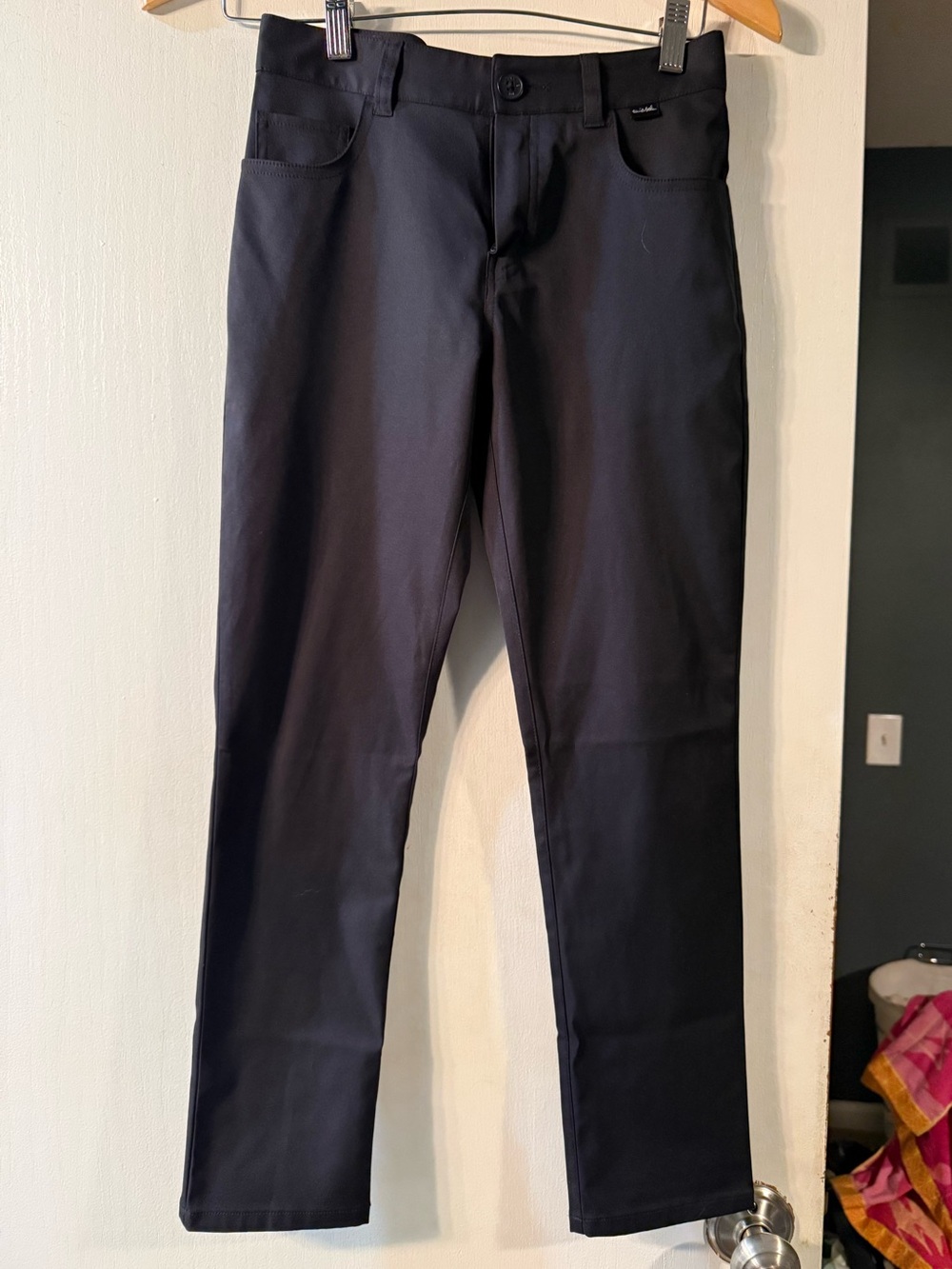 Boys Travis Mathew straight leg golf pants- Black